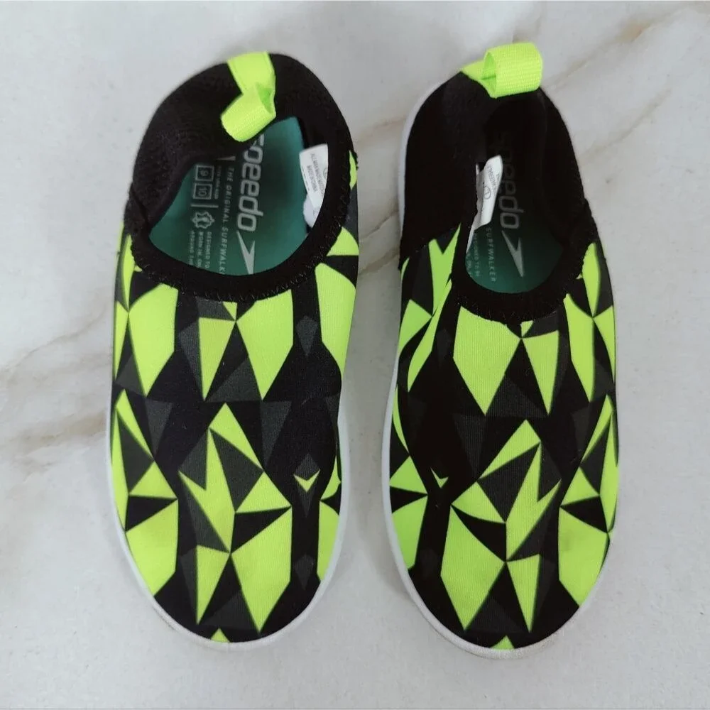 Speedo Toddler Kids' Original SurfWalker Beach Booties Water Shoes, Sz L (9-10)